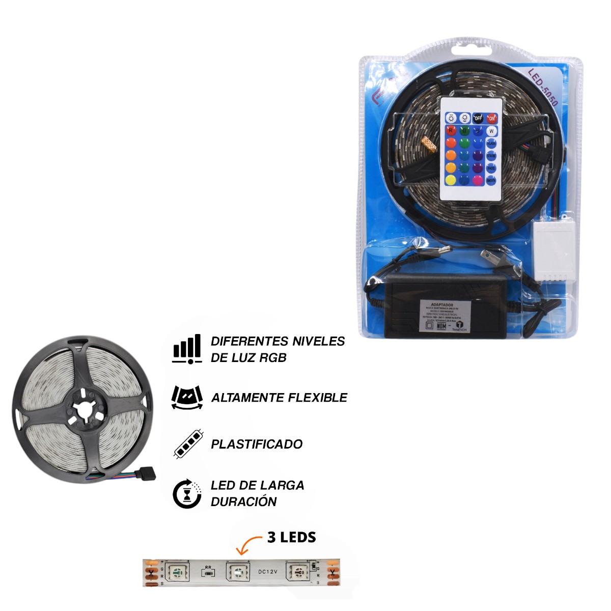 LED-5050 LED STRIP LUCE LED