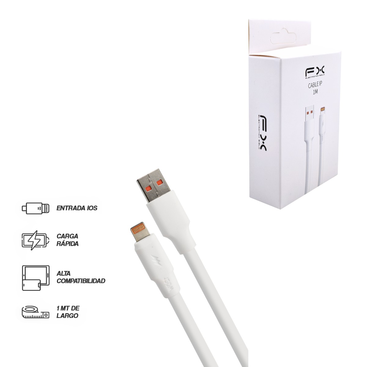 WIR-IP01 CABLE DE IPHONE 1m