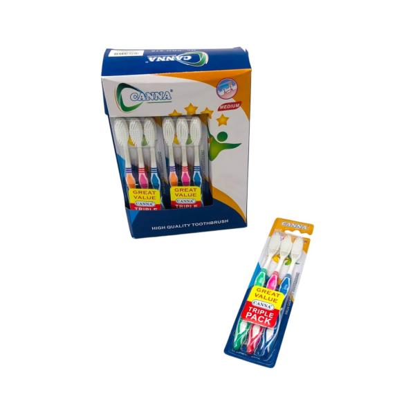 FXY-047 SET DE CEPILLOS 3pcs CANNA