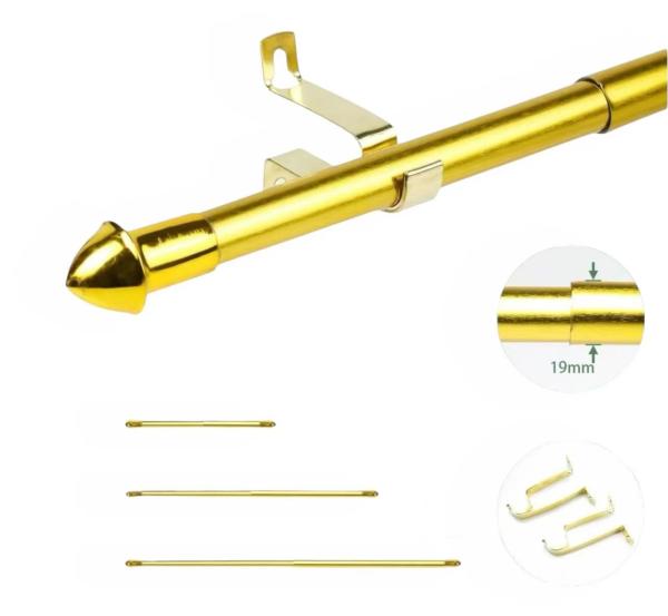 FXY-629 5/8 PALO DE CORTINA 3m DORADO