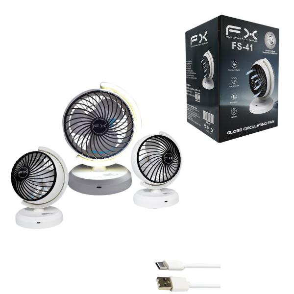 FS-41 ABANICO RECARGABLE MINI