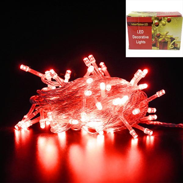 FXY-1106 LUCES DE NAVIDAD 100 BOM./9.5m ROJO