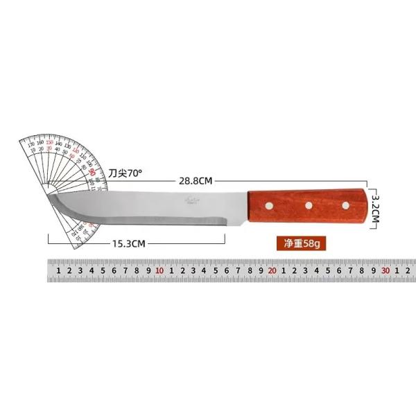 FXY-3048 CUCHILLO CON MANO DE MADERA FXY3048