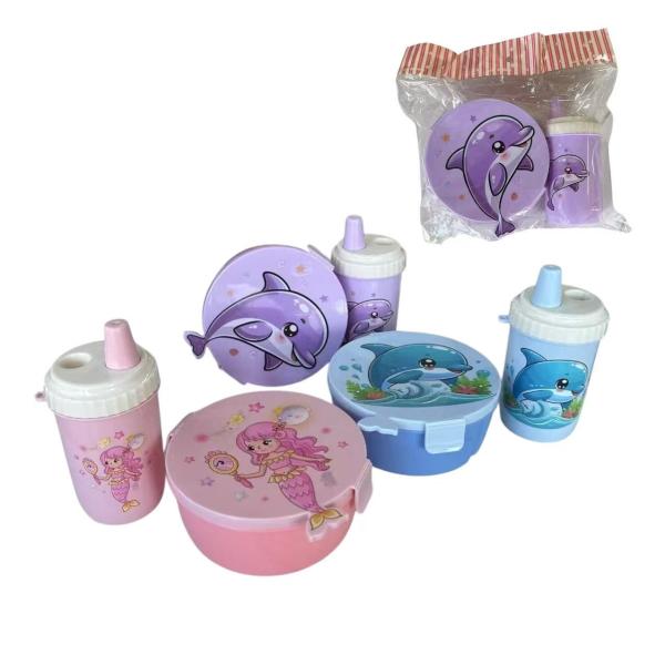 FXY-3978 Y225-429201 SET DE CANTINA PARA LONCHERA DE NINOS NINAS FXY3978