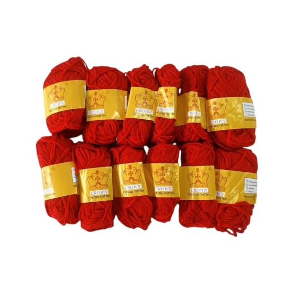 FXY-3102 HILO DE LANA PARA ESTUDIANTES ROJO FXY3102