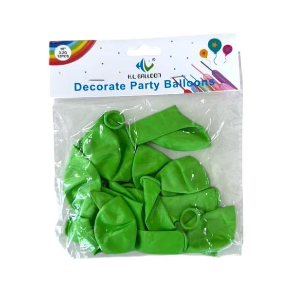 FXY-4643 GLOBO 10 PULGADAS 2,2 G VERDE FRUTA MATE FXY4643