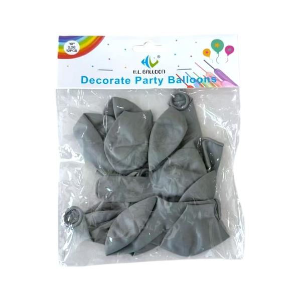 FXY-4644 GLOBO 10 PULGADAS 2,2 G MATE NUEVO GRIS FXY4644