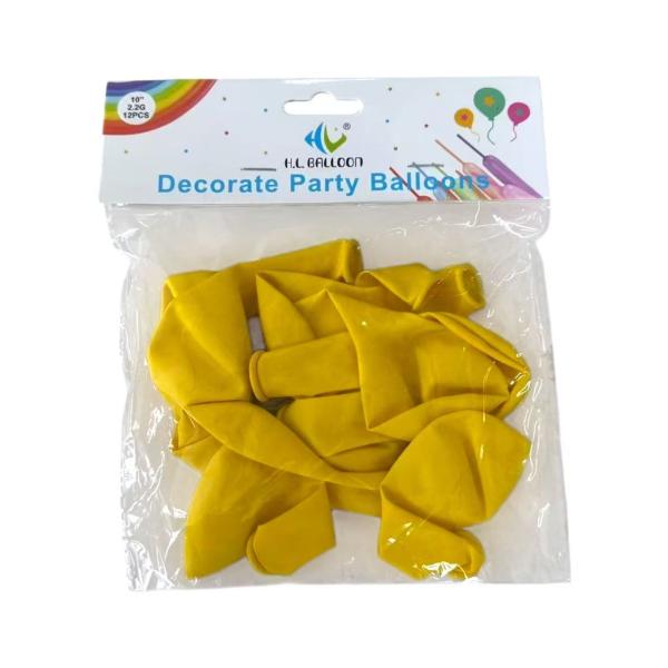FXY-4645 GLOBO 10 PULGADAS 2,2 G AMARILLO MATE FXY4645