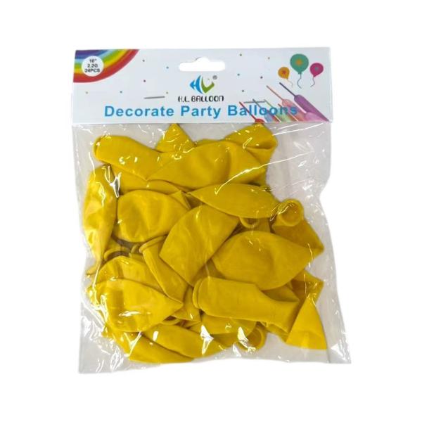 FXY-4652 GLOBO 10 PULGADAS 2,2 G AMARILLO MATE FXY4652
