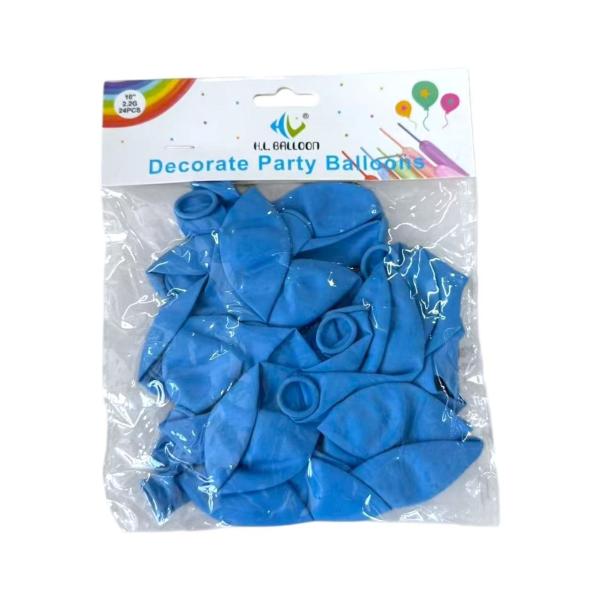 FXY-4653 GLOBO AZUL AGUA MATE DE 2,2 G Y 10 PULGADAS FXY4653
