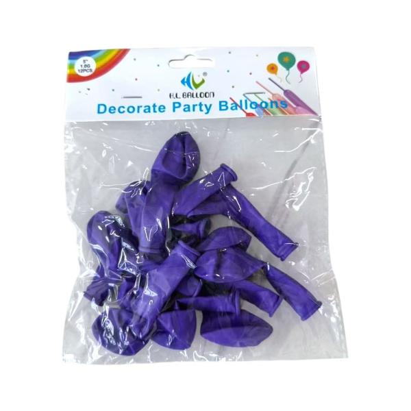 FXY-4660 GLOBO MORADO MATE DE 5 PULGADAS Y 1 G FXY4660
