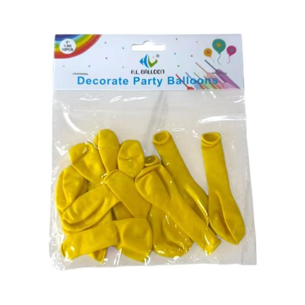 FXY-4663 GLOBO 5 PULGADAS 1 G AMARILLO MATE FXY4663