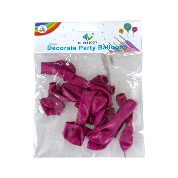 FXY-4666 GLOBO 5 PULGADAS 1 G ROJO CLARO MATE FXY4666