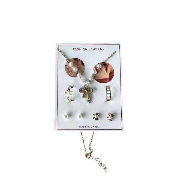 FXY-3648 CONJUNTO DE COLLAR DE PERLAS FXY3648