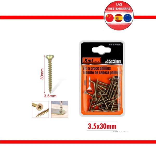 FXY-4558 CLAVOS DE TABLERO DE FIBRA 3,5*30 MM FXY4558