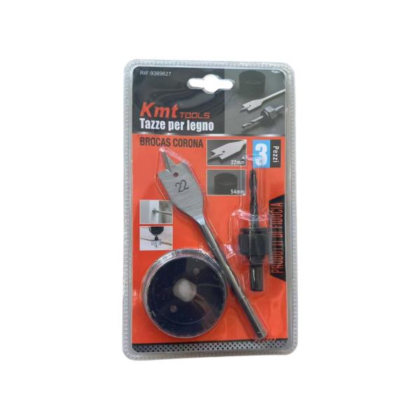 FXY-4574 JUEGO DE HERRAMIENTAS DE PERFORACION DE 3 PIEZAS FXY4574