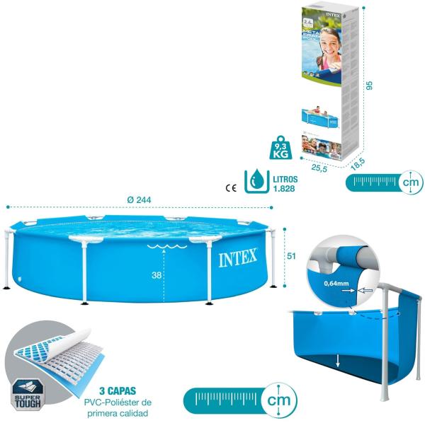 FXY-5332 PISCINA 244CMX51CM FXY5332