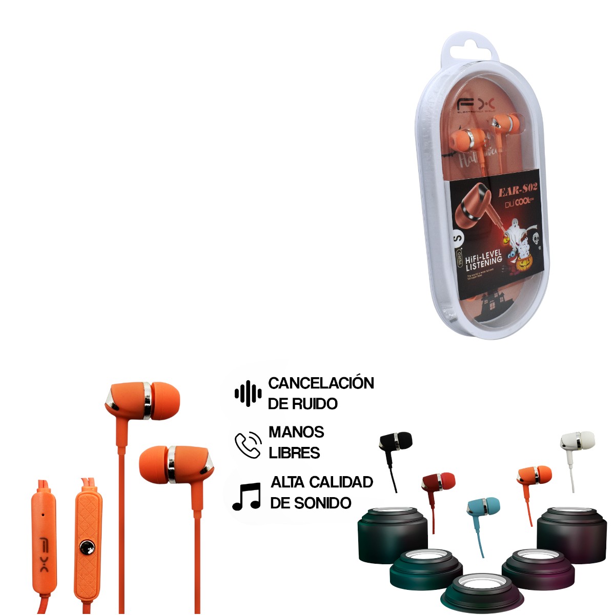 EAR-S02 ORIFICIO REDONDO PARA AURICULARES CON CABLE EARS02