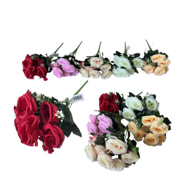 FXY-3954 FLORES ARTIFICIALES ROSA 30cm FXY3954