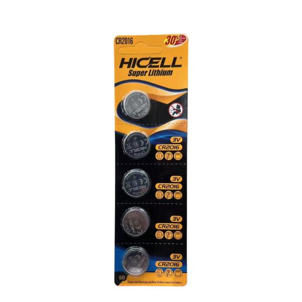 FXY-5227 HICELL CR2016 PILA 5PCS FXY5227