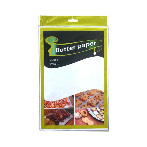 FXY-4276 PAPEL DE MANTEQUILLA 20pcs 30*20CM FXY4276