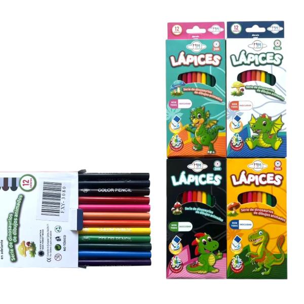 FXY-3080 LAPIZ DE COLORES 12 COLORES FXY3080