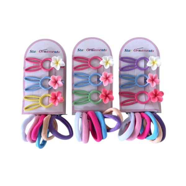 FXY-3627 JUEGO DE BANDAS ELASTICAS CON CLIP PARA FLORES FXY3627