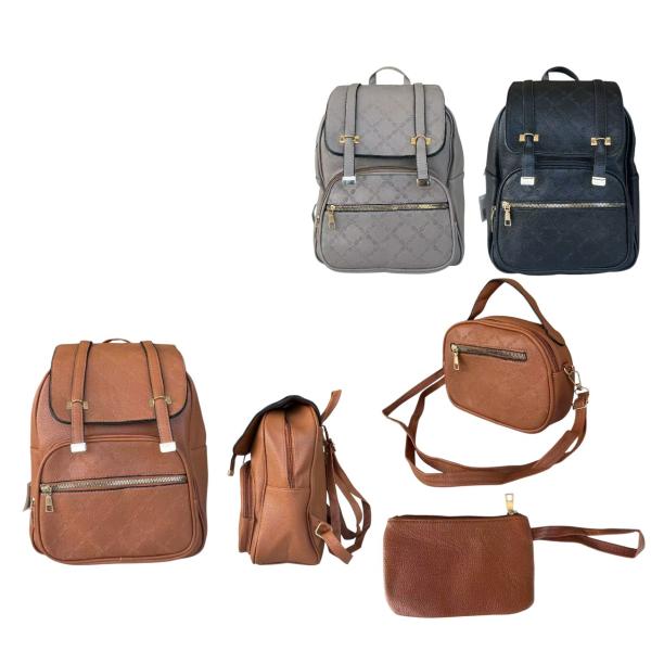 FXY-4186 MOCHILA DE 32 CM JUEGO DE 3 PIEZAS FXY4186