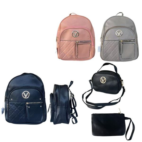FXY-4188 MOCHILA DE 32 CM JUEGO DE 3 PIEZAS FXY4188