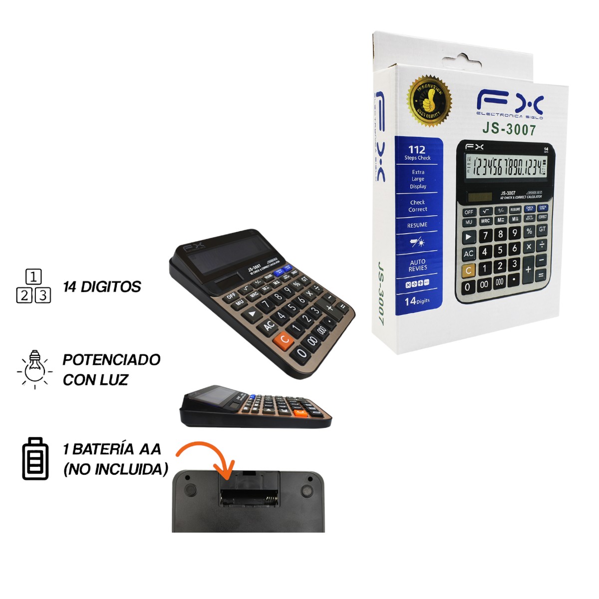 JS-3007 CALCULADOR JS3007