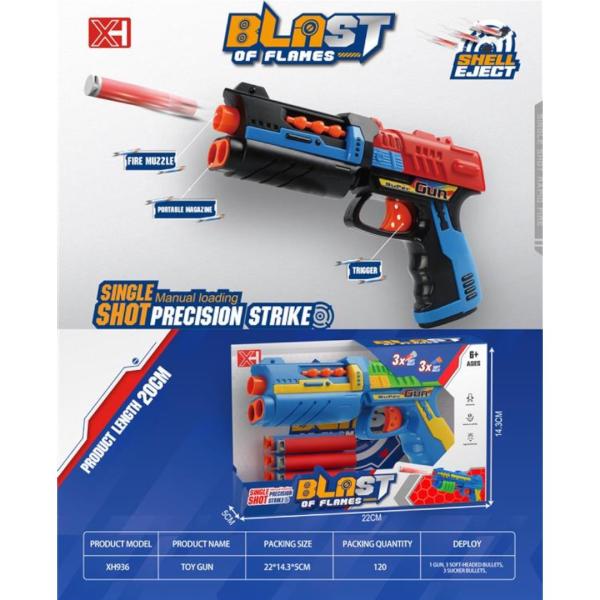 FXY-5067 JUGUETE PISTOLA CON BALA BLANDO FXY5067