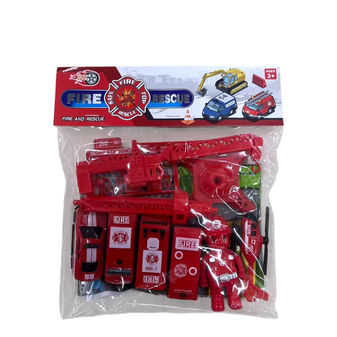 FXY-4978 JUEGO DE CAMION DE BOMBEROS FXY4978