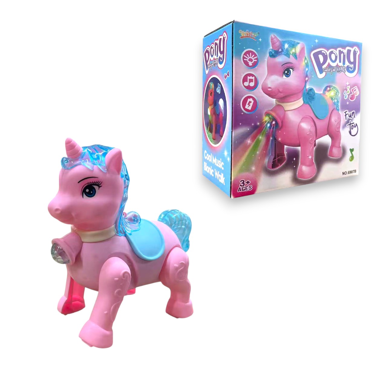 FXY-4811 JUGUETE UNICORNIO CON MUSICA FXY4811