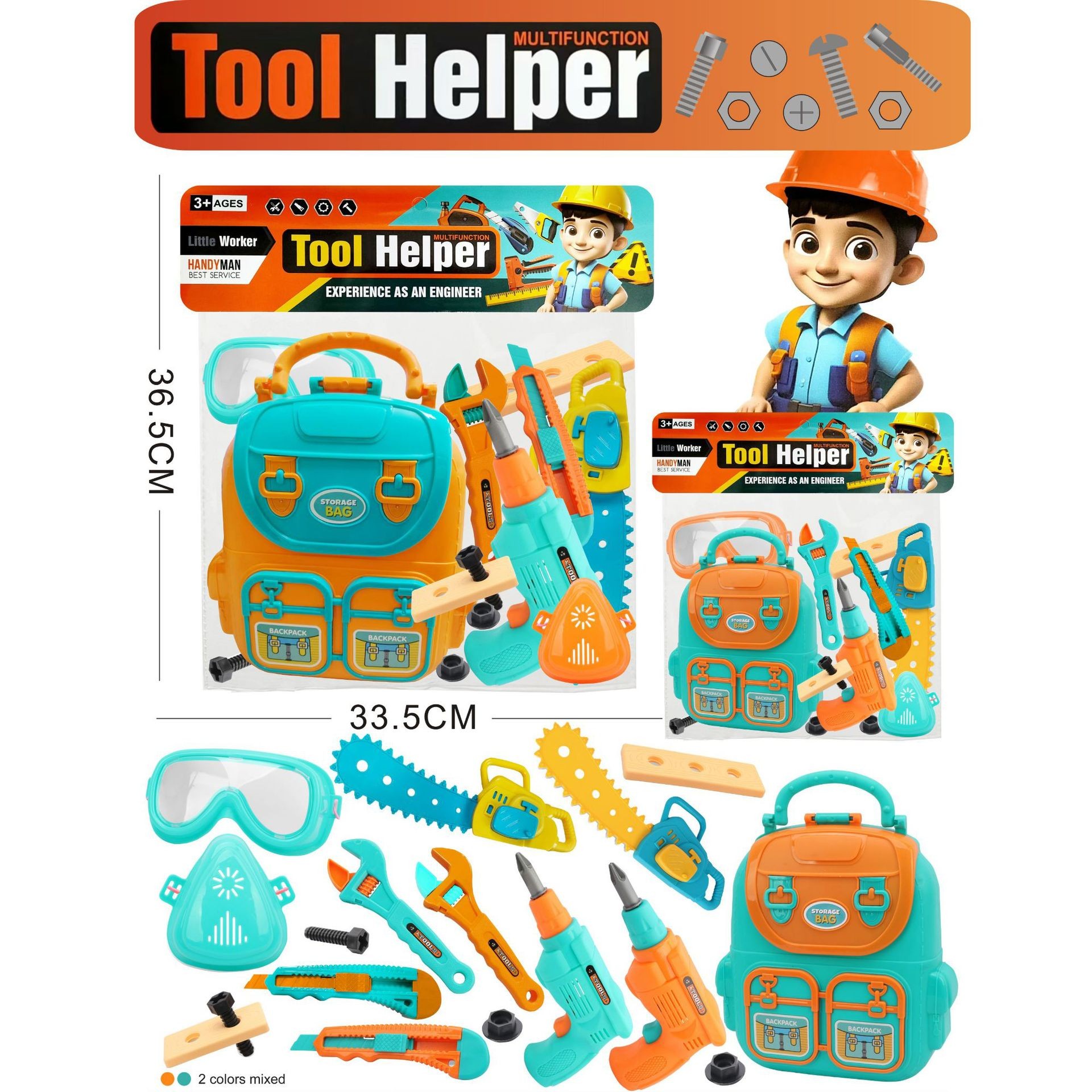 FXY-4854 JUGUETE SET DE TOOLS FERRETERIA FXY4854