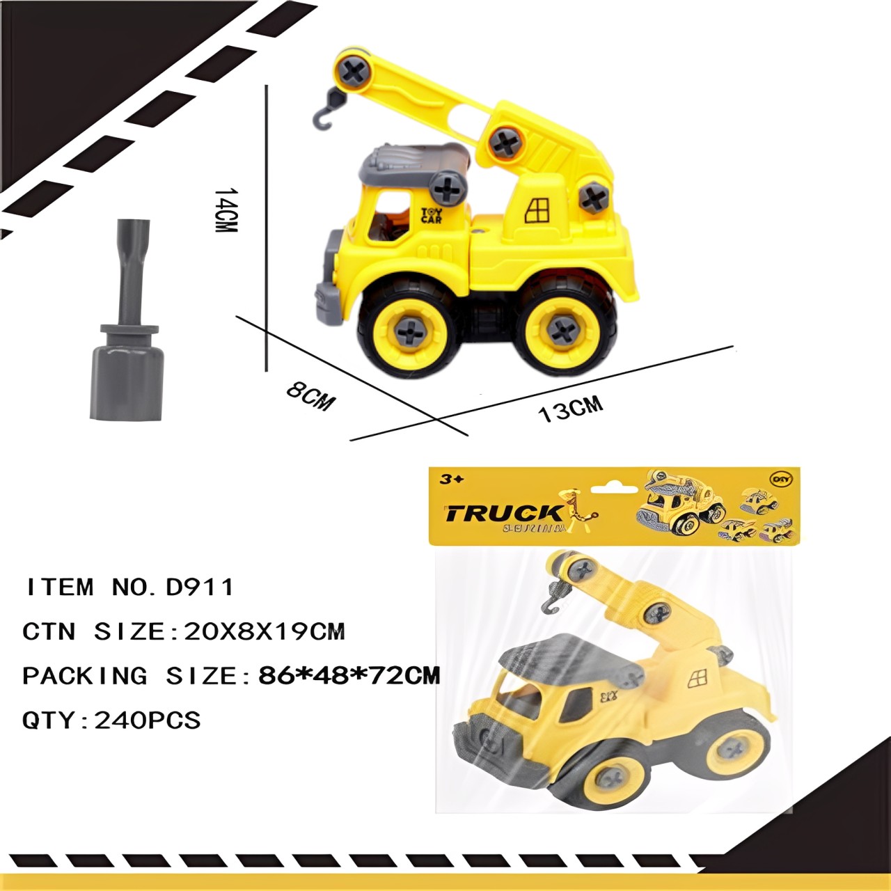FXY-5083 JUGUETE CARRITO INGENIERIA FXY5083
