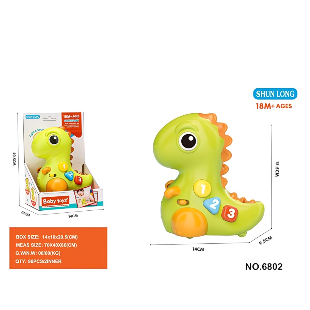 FXY-5050 JUGUETE DINOSAURIO CON MUSICA Y LUCE FXY5050