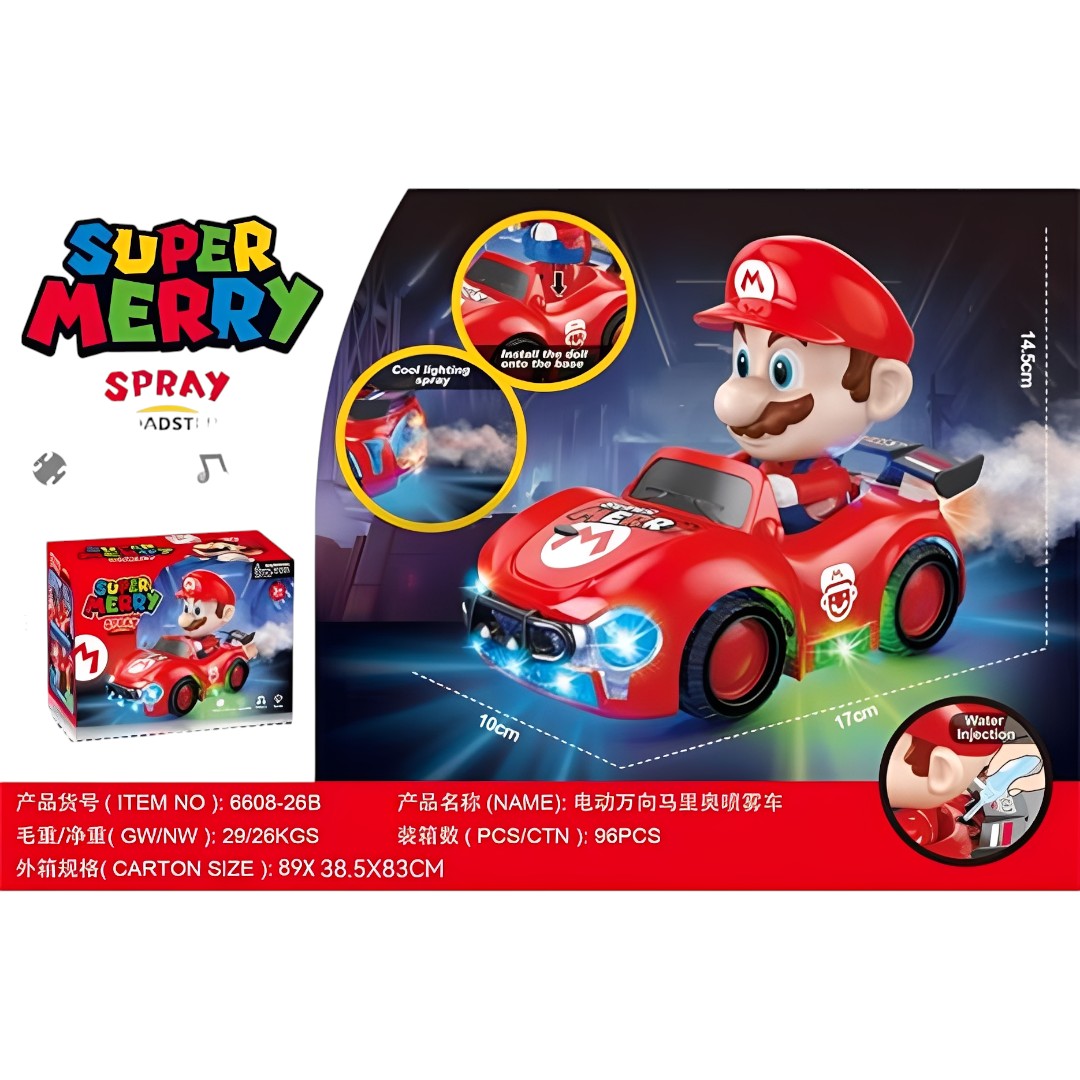FXY-4800 CARRITO MARIO CON MUSICA Y LUCES FXY4800