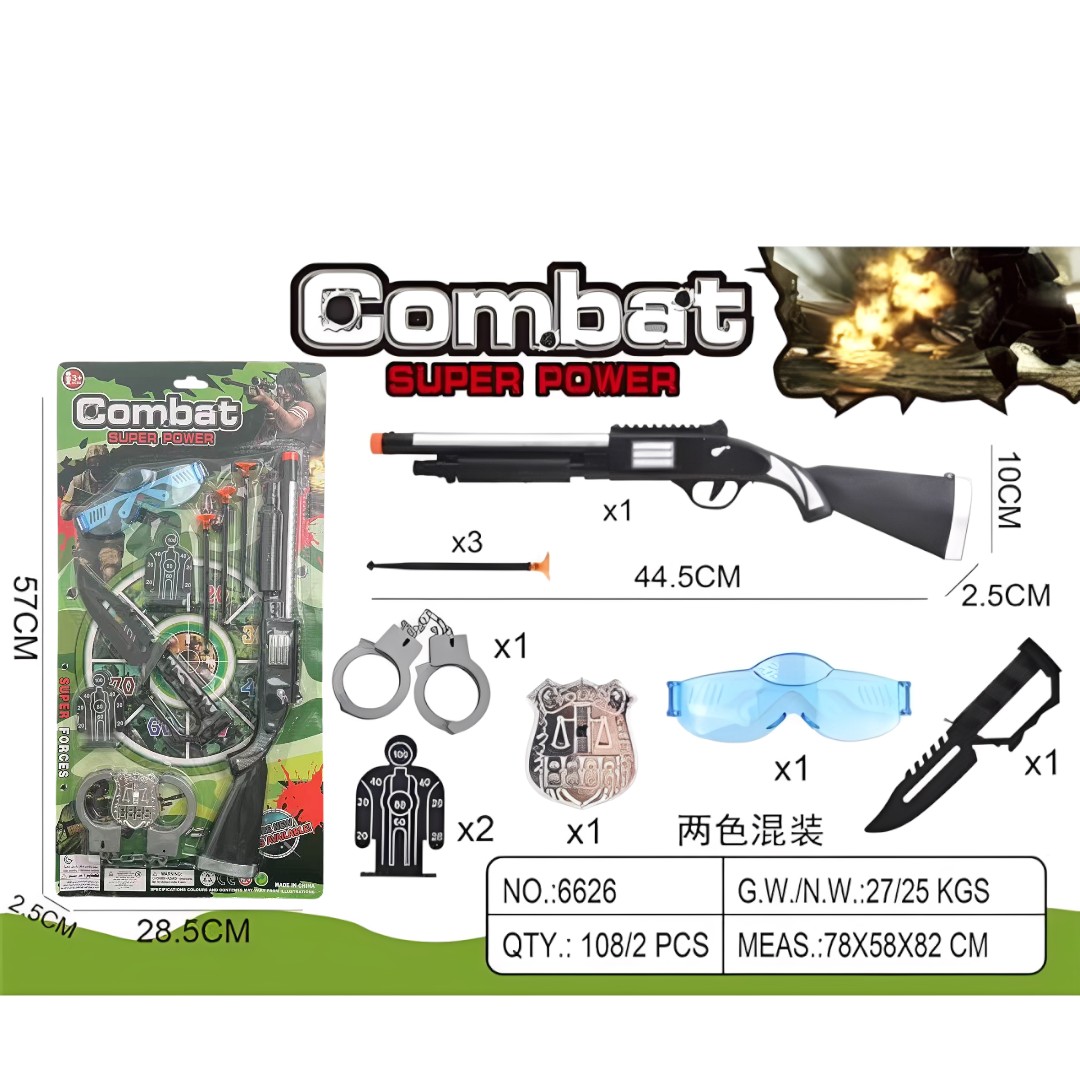 FXY-4925 JUGUETE SET DE PISTOLA POLICIA FXY4925