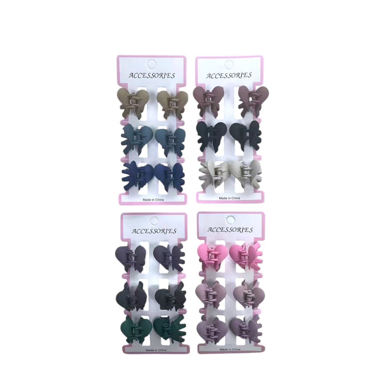 FXY-5517 PINZA DE CABELLO 6pcs FXY5517