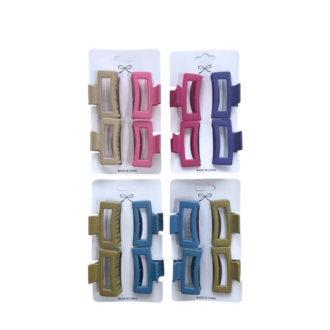 FXY-5526 PINZA DE CABELLO 4pcs FXY5526