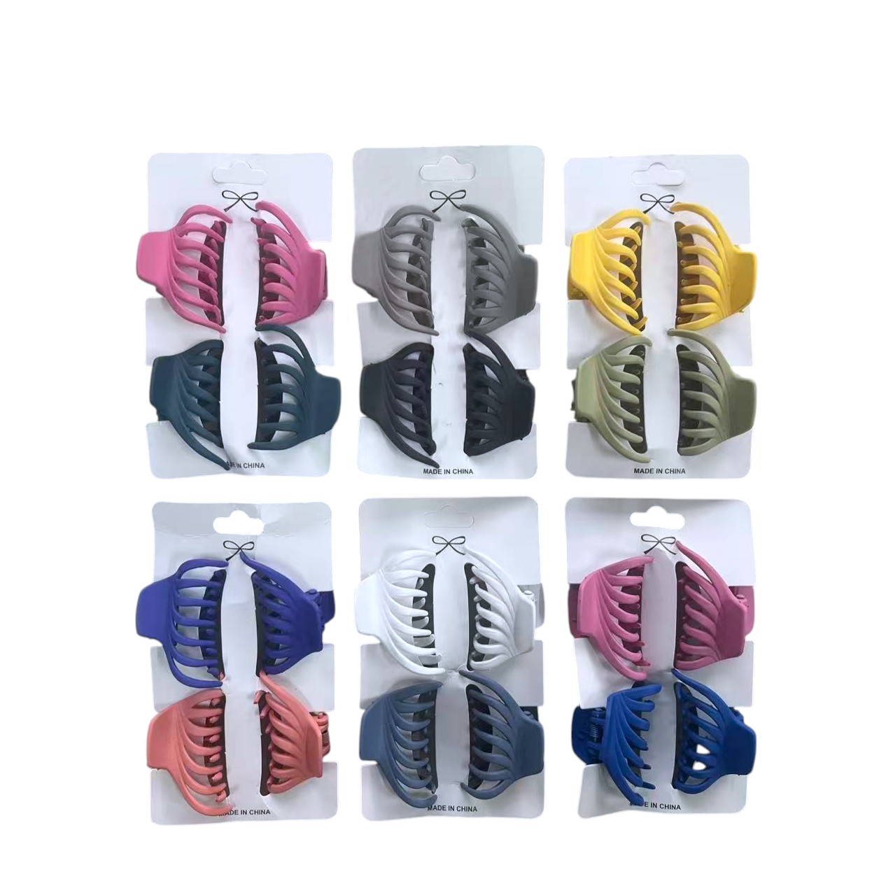 FXY-5529 PINZA DE CABELLO 4pcs FXY5529