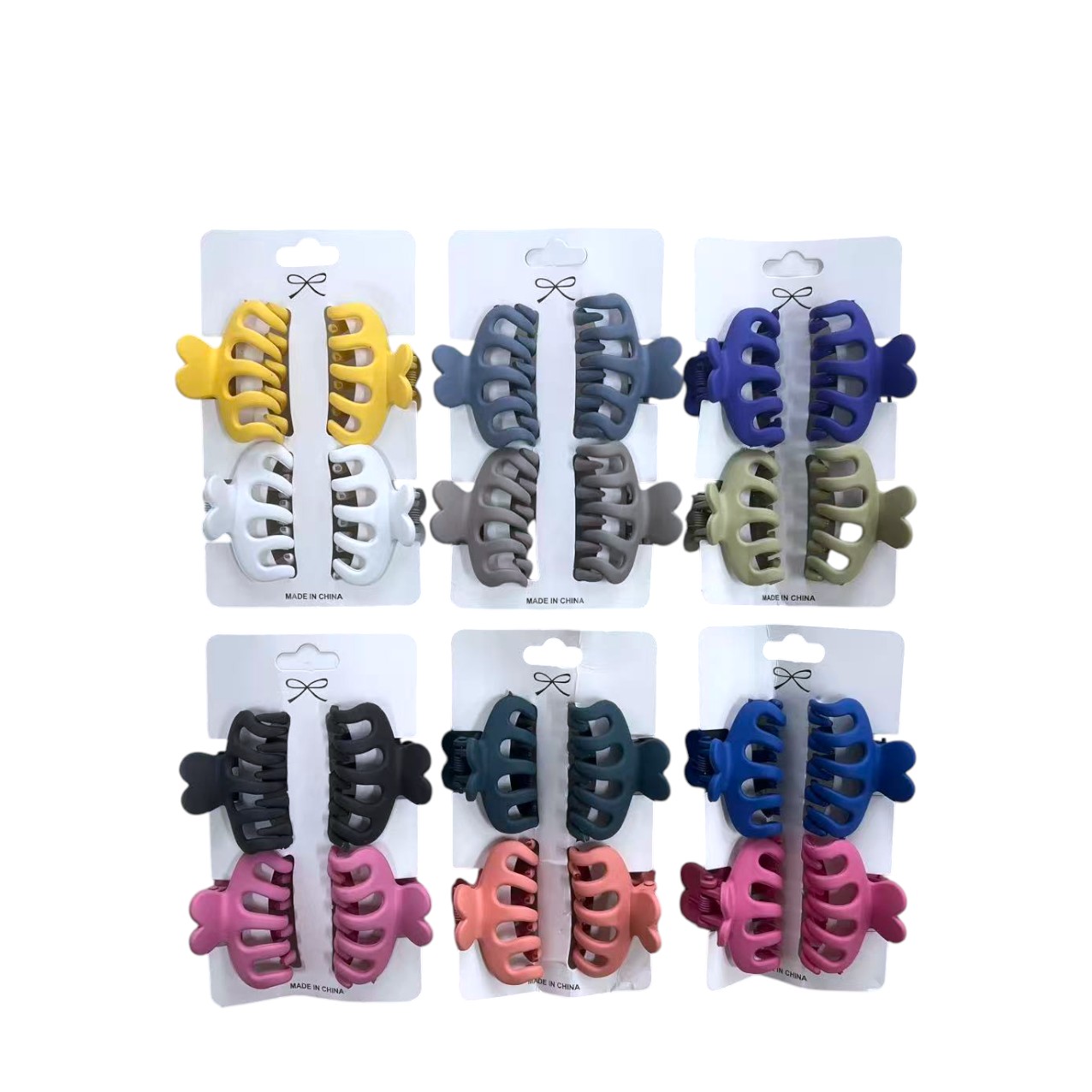 FXY-5530 PINZA DE CABELLO 4pcs FXY5530