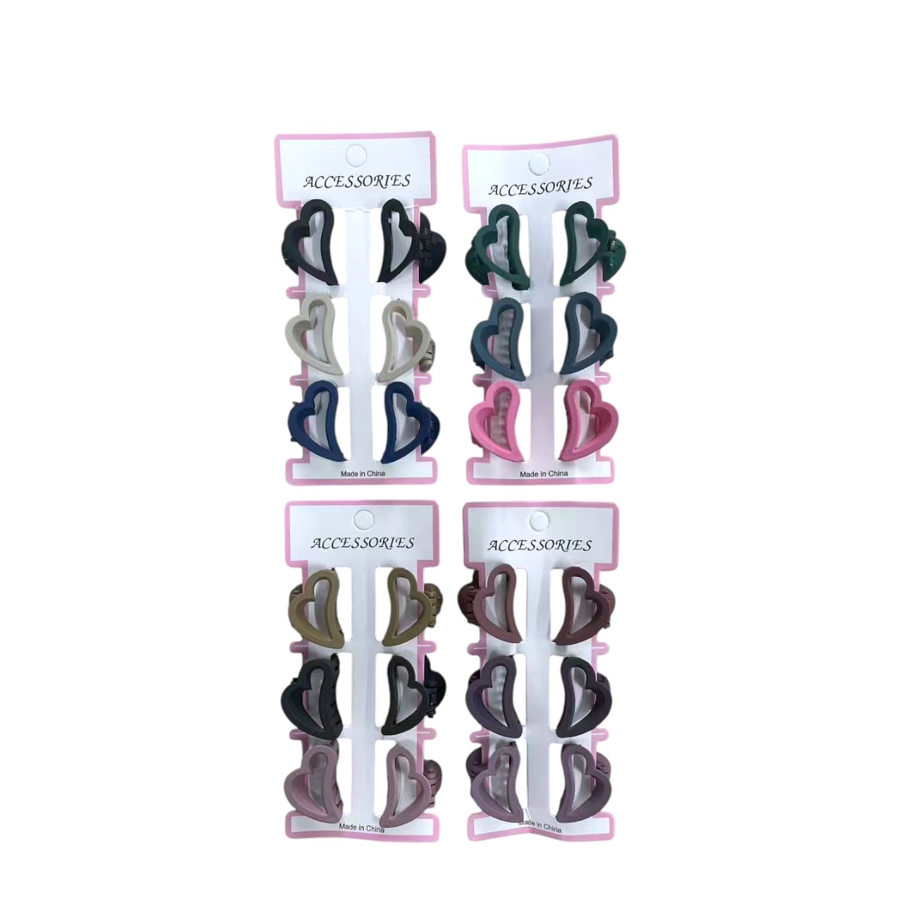 FXY-5531 PINZA DE CABELLO 6pcs FXY5531