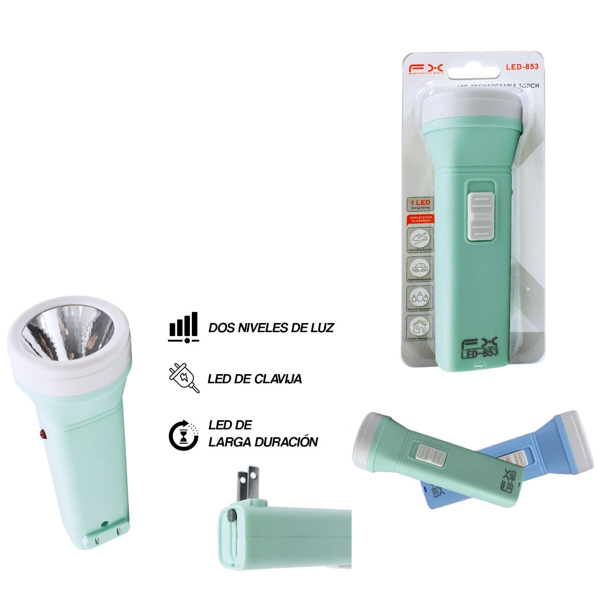 LED-853 LINTERNA LED LED853