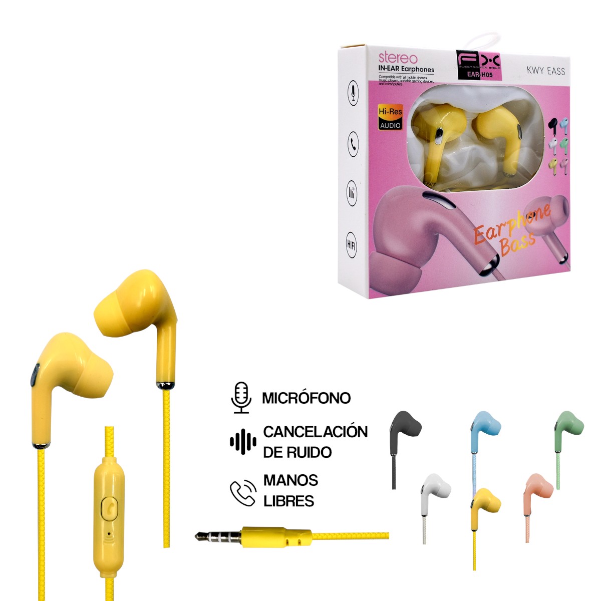 EAR-H05 AUDIFONO ALAMBRICO EARH05