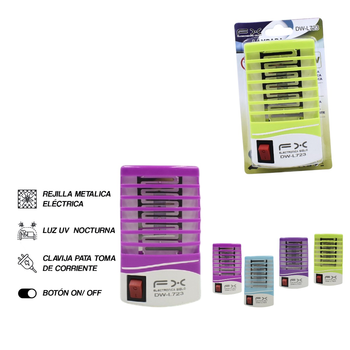 DW-L723 LAMPARA MATA MOSQUITOS DWL723