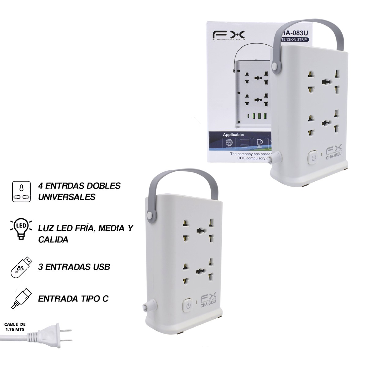 CHA-083U EXTENCION MULTIUSO CHA083U