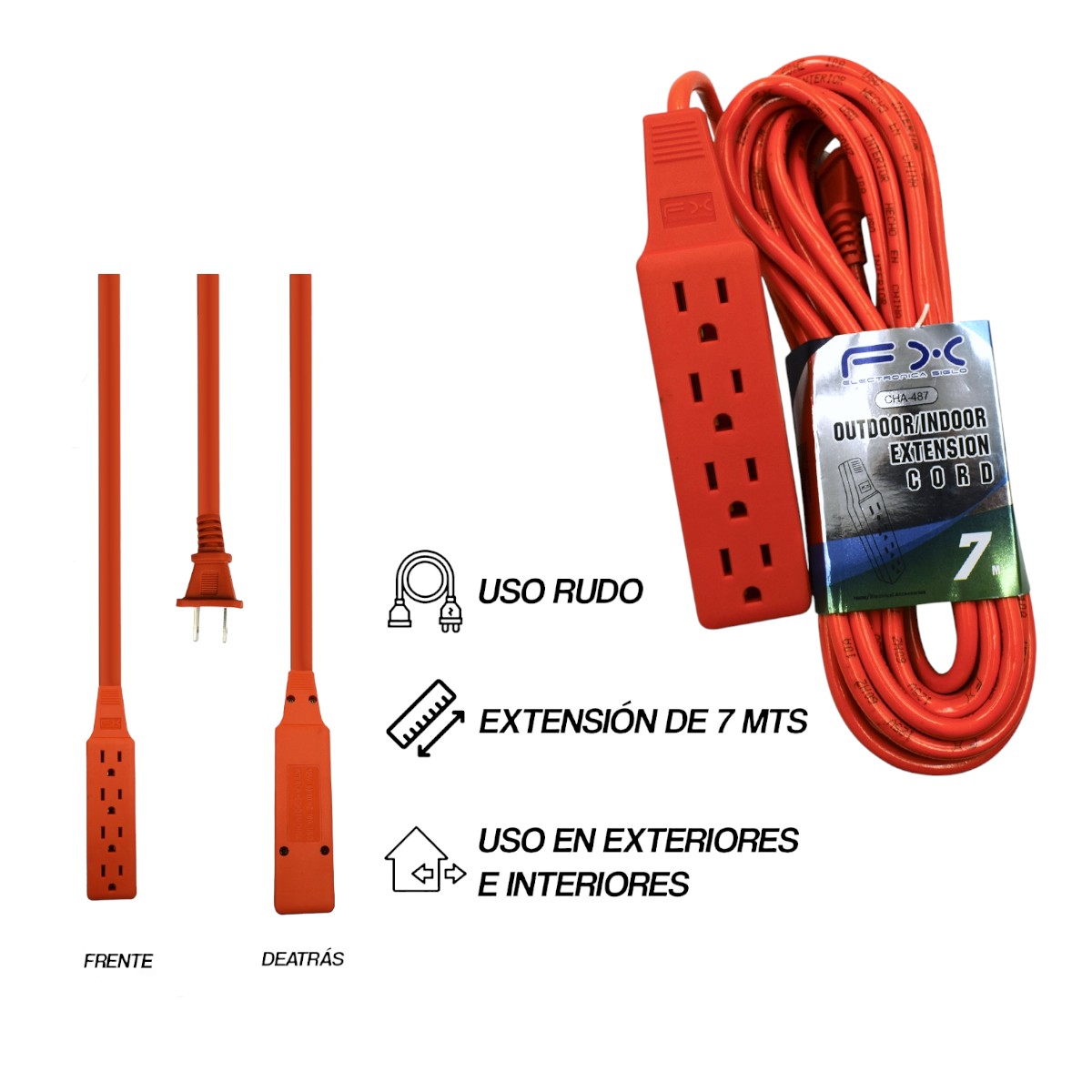 CHA-487 EXTENCION MULTIUSO 7m CHA487