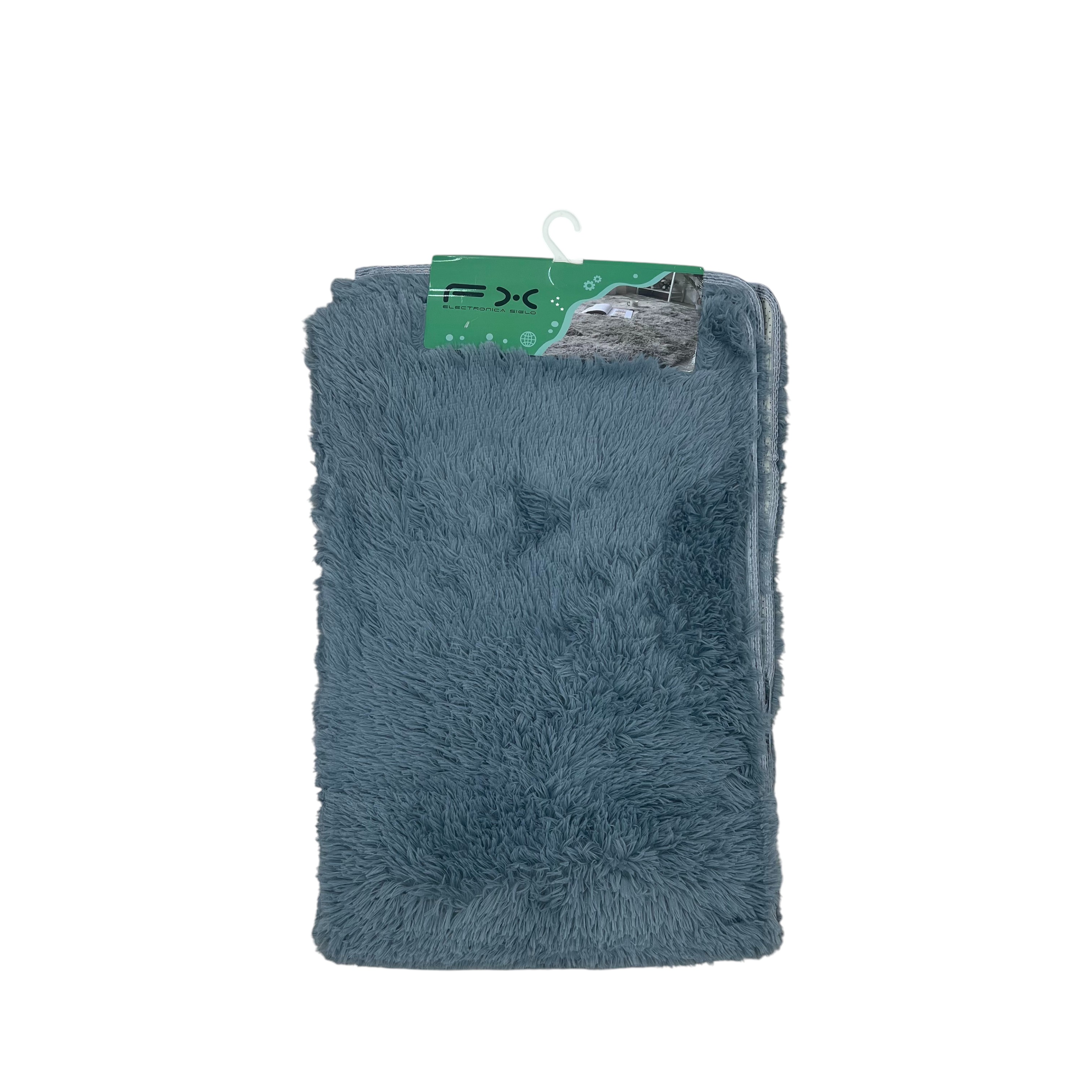 FXY-6220 ALFOMBRA PELUSA GRIS PERLA 1*1.5M FXY6220