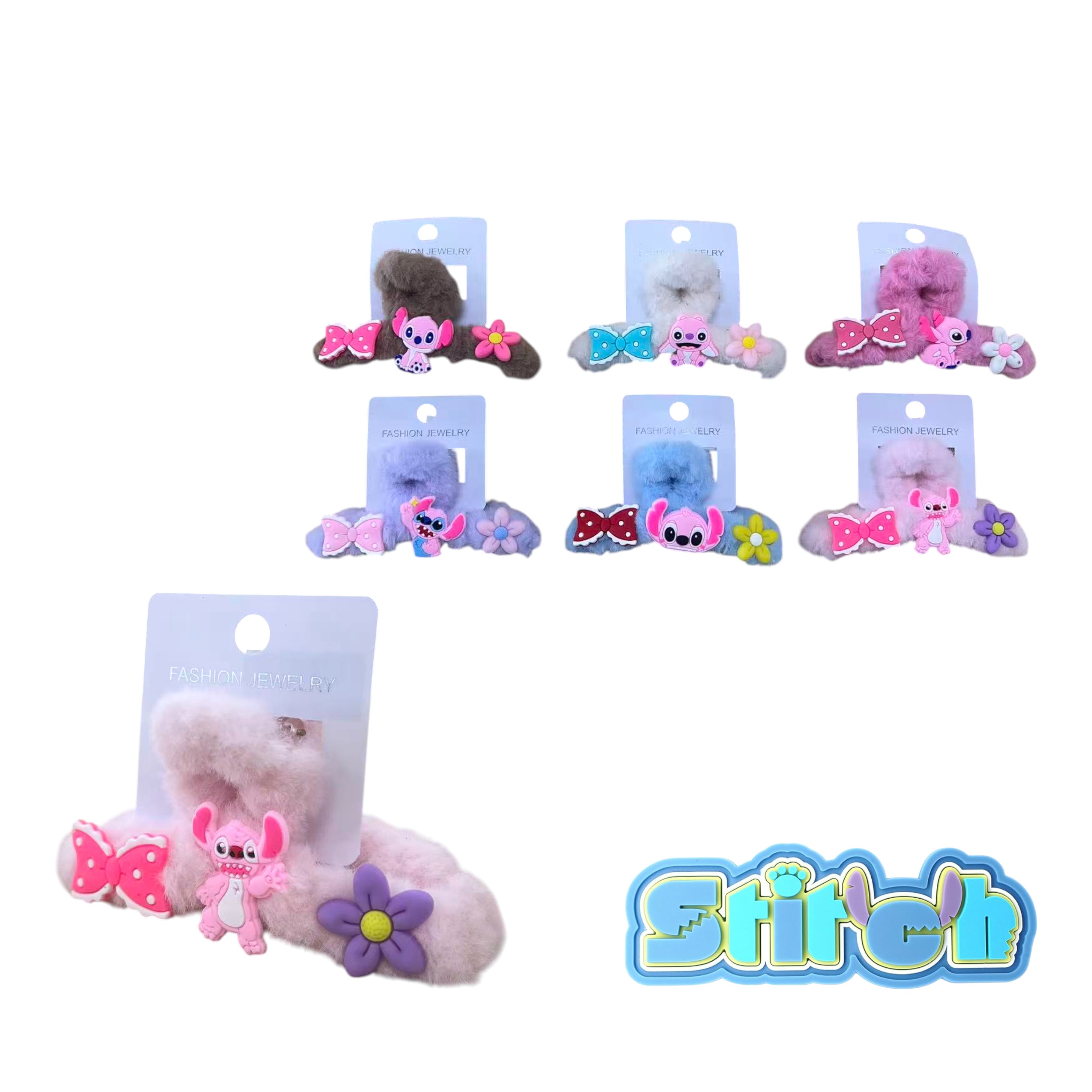 FXY-6211 GANCHO DE CABELLO STITCH FXY6211